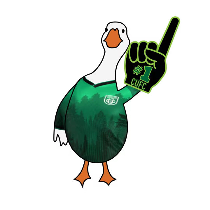 Cleveland United FC Goose Supporter Sticker (2” x 1.5”)