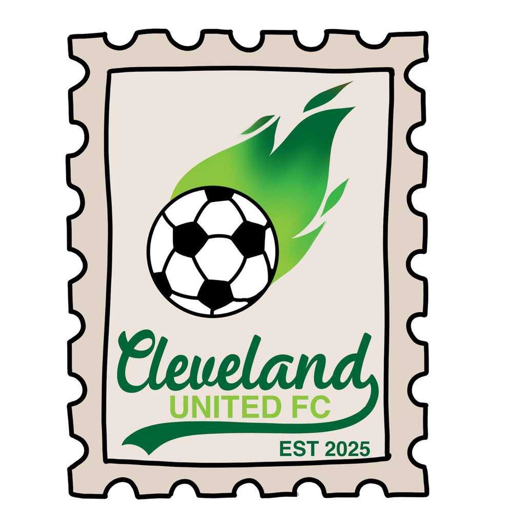 Cleveland United FC Stamp Sticker (2” x 1.6”)