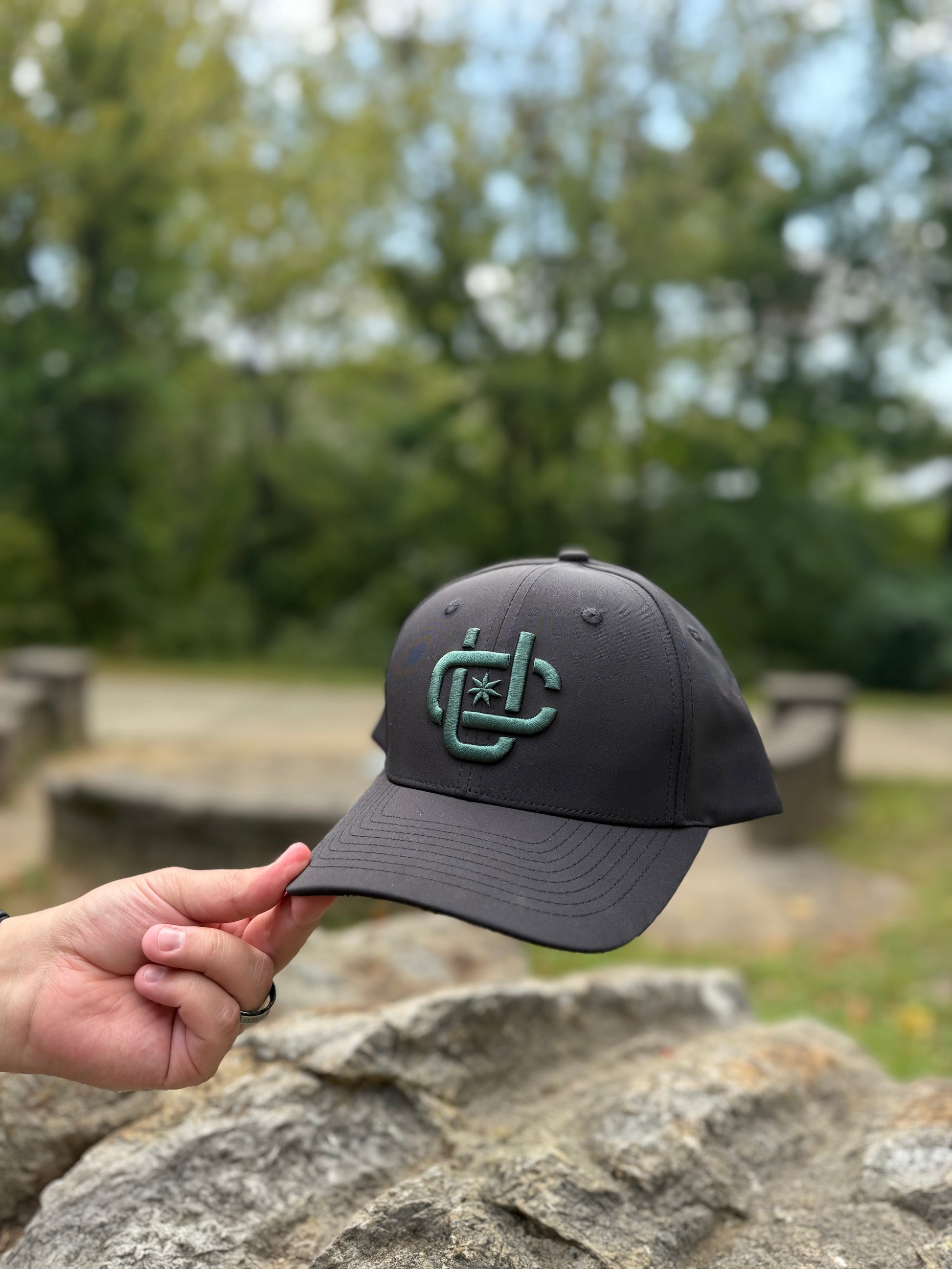 Black Premium 'CU' Logo Cap